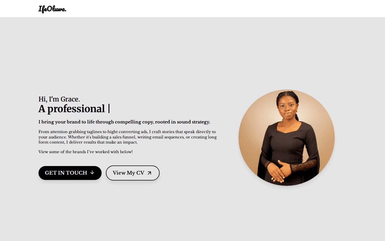 Grace Ifeoluwa ADEKOLA | A Professional Marketing Strategist