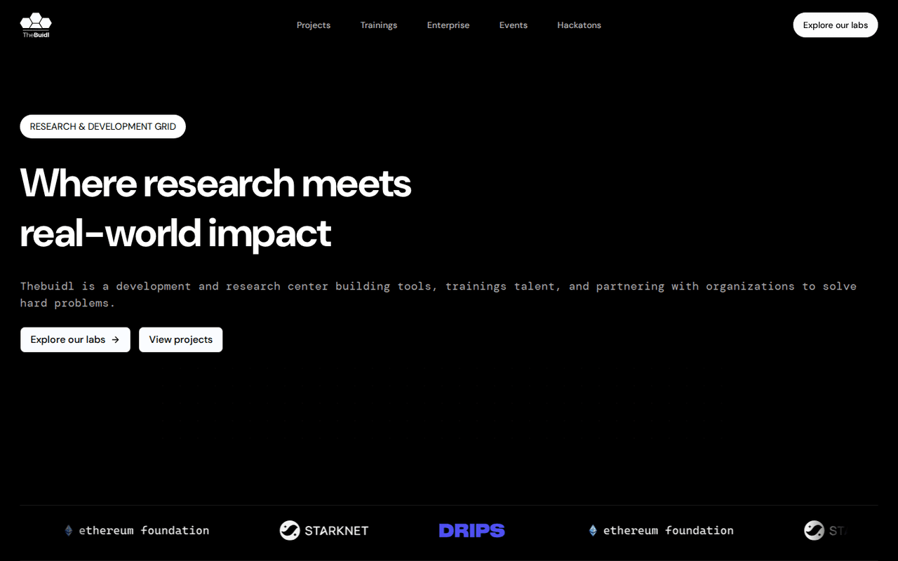 TheBuidl Research and Development Grid Homepage